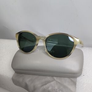 Calvin Klein Eyeglasses Sunglasses CK 5881 Cream Frames Only 51-18-135 w Case